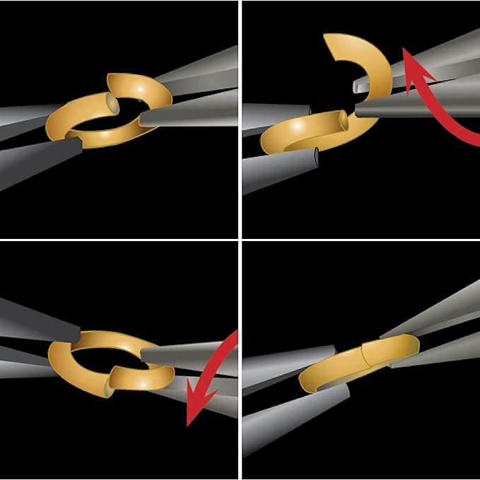 The Beadsmith Open Jump Rings – Wire Thickness, Findings for Making Keychains, Charms, Chain Mail and Body Jewelry