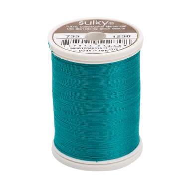 Sulky 30 Wt. Cotton Thread - Dk. Teal - 500 yd. Spool | Michaels