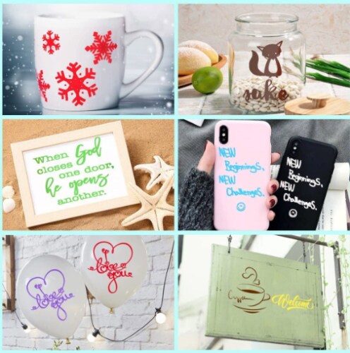 JOANN 20Sh 12"x12" Holographic Glitter Vinyl Permanent Adhesive (includes 10 colors) 349684 by American Crafts