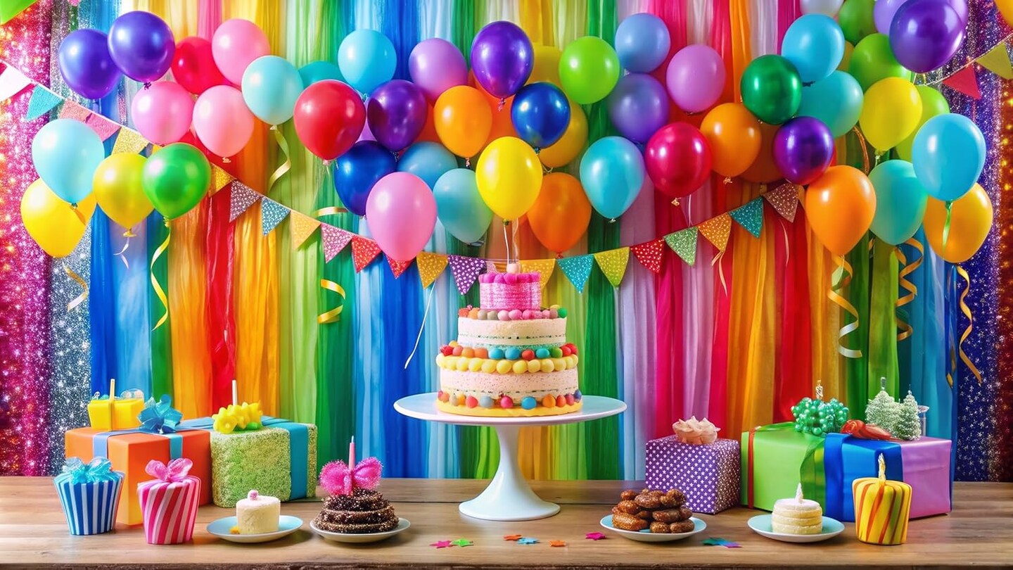 10 Color Balloon Pack For Birthdays (Assorted Multicolor) 12 Inch (Pack of 50)