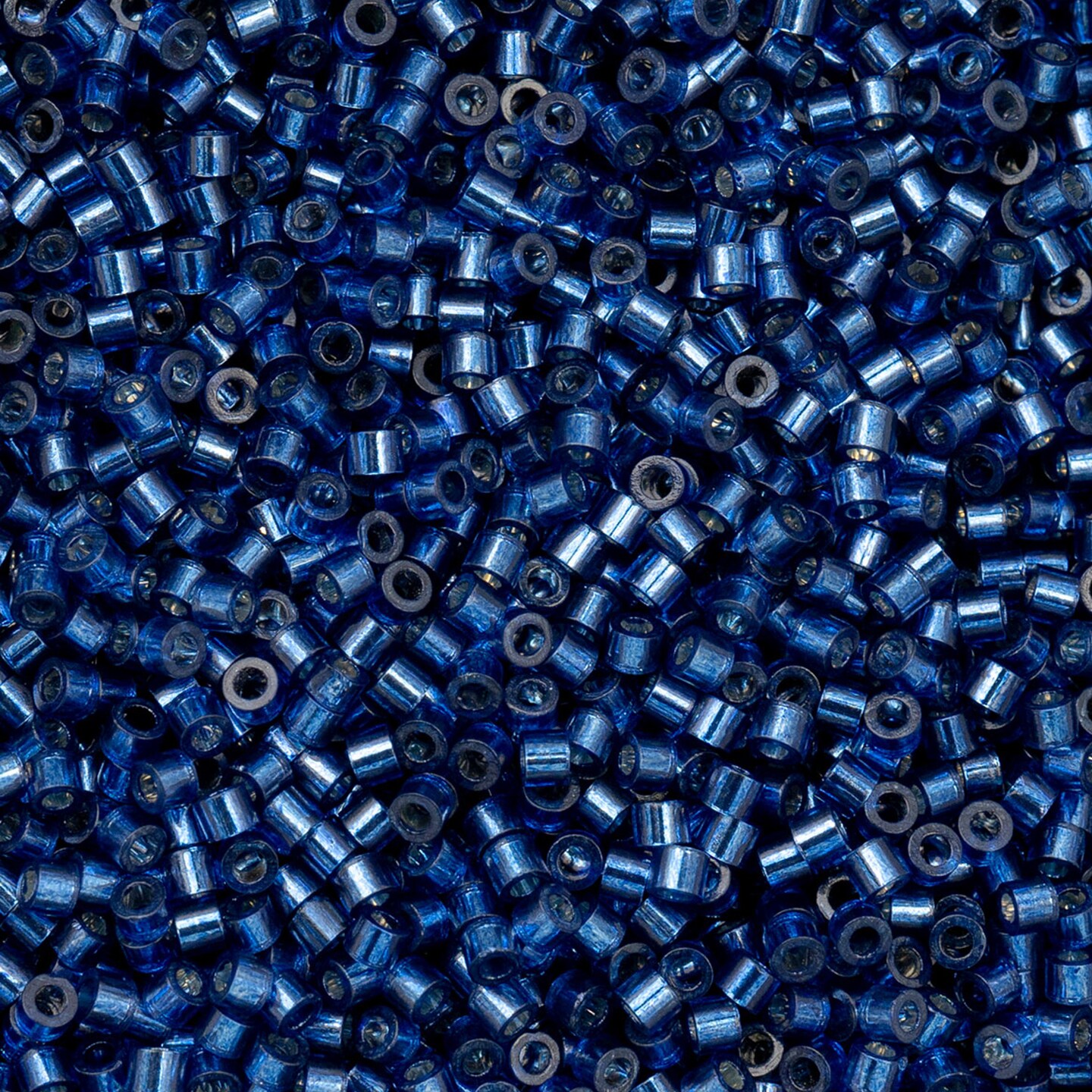 John Bead Silver Lined Cylin Beads 11/0 Glass Cylindrical Seed Beads, 25g