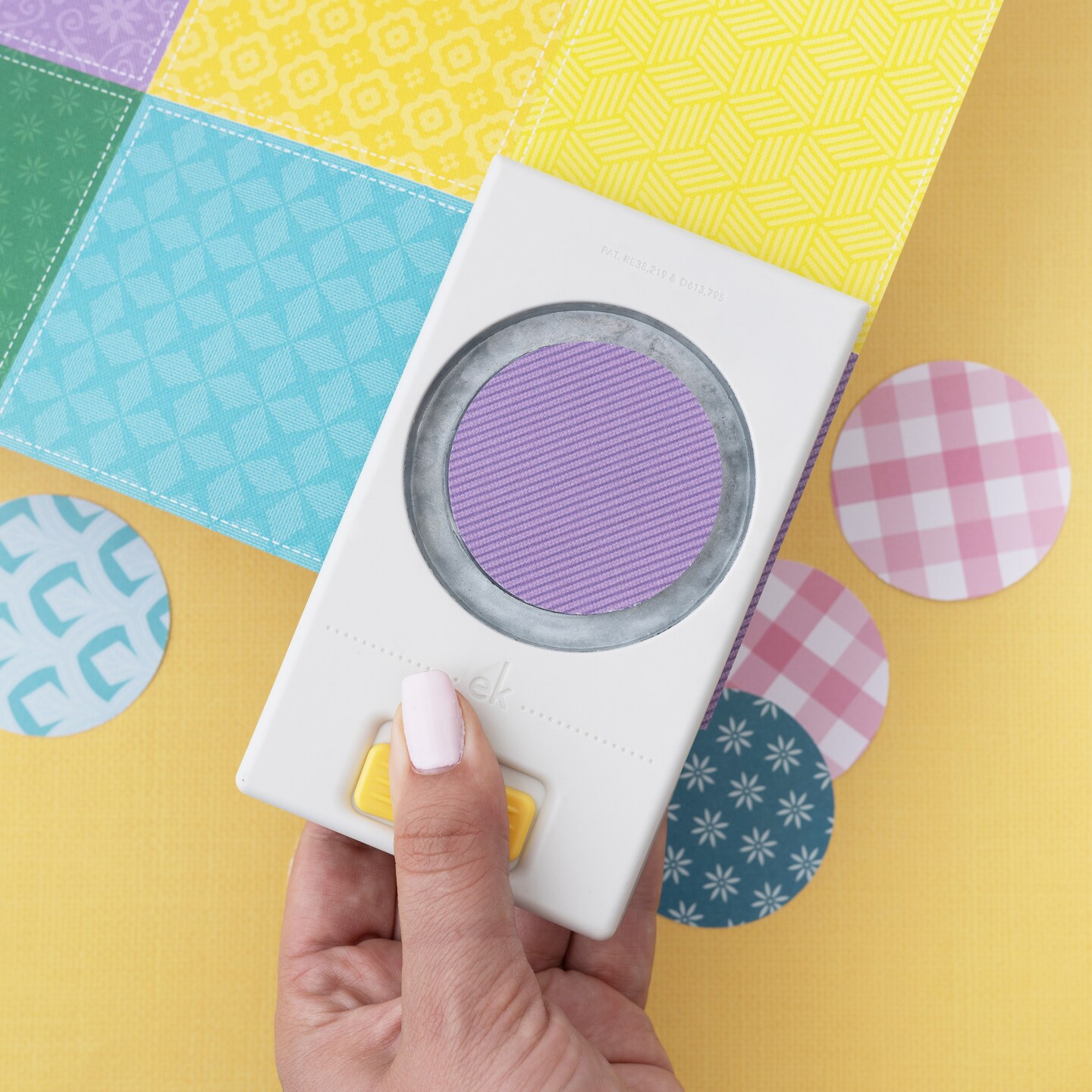 EK Tools Large Circle Punch, 2 inch with Safety Lock - Create Precise Circles with Paper or Cardstock - Hole Puncher for Handmade Cards, Scrapbooking, Gift Tags, DIY Cupcake Toppers, and Crafts
