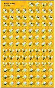 Bees Buzz superSpots® Stickers – 800 Count, Fun Mini Bee Reward Stickers
