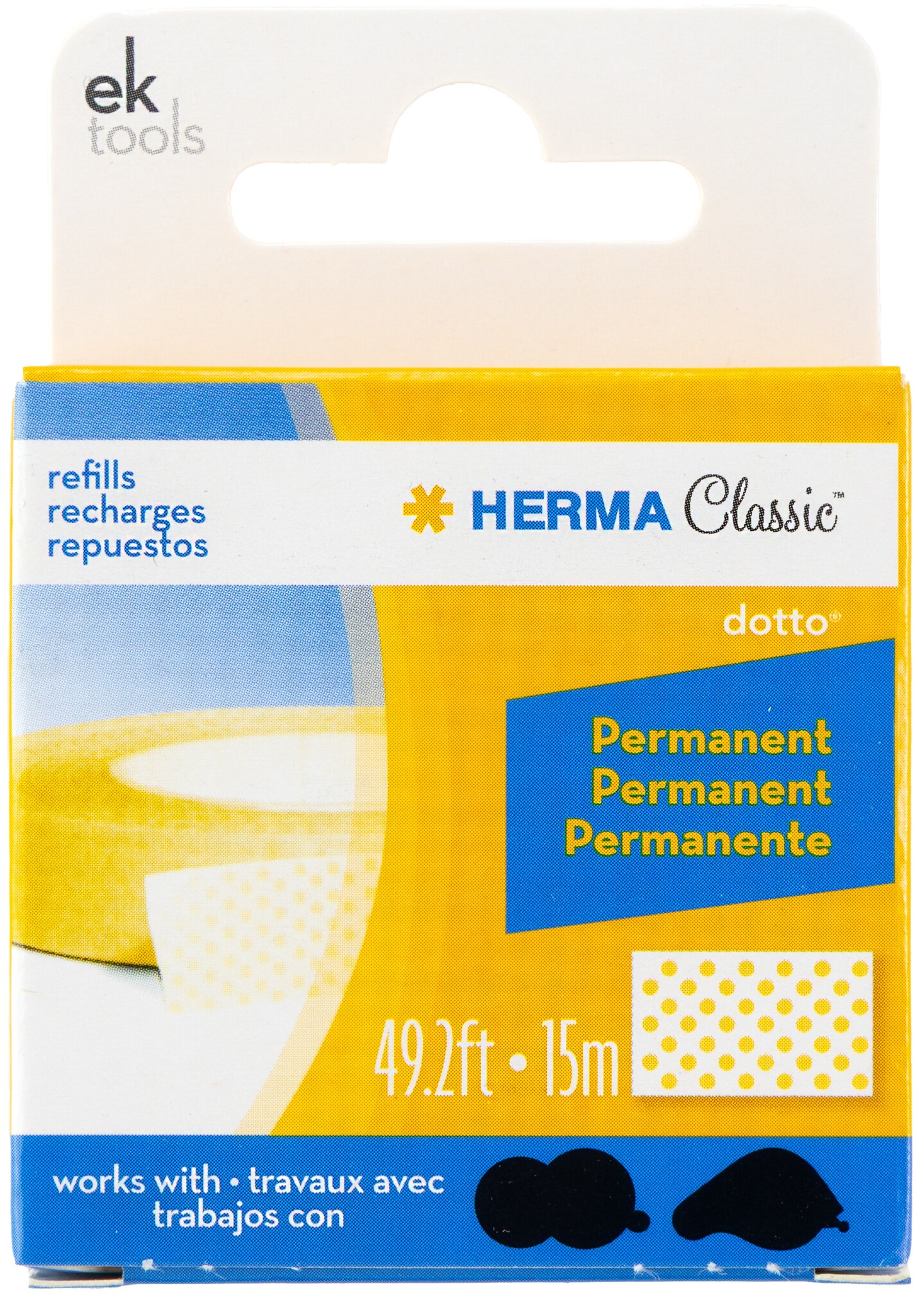 EK Dotto Adhesive Refill Permanent-49.2&#x27;