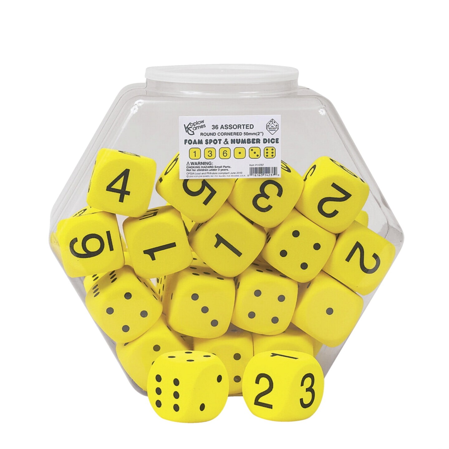 Koplow Games Math Dice, 2 Inch, Set of 36 | Michaels