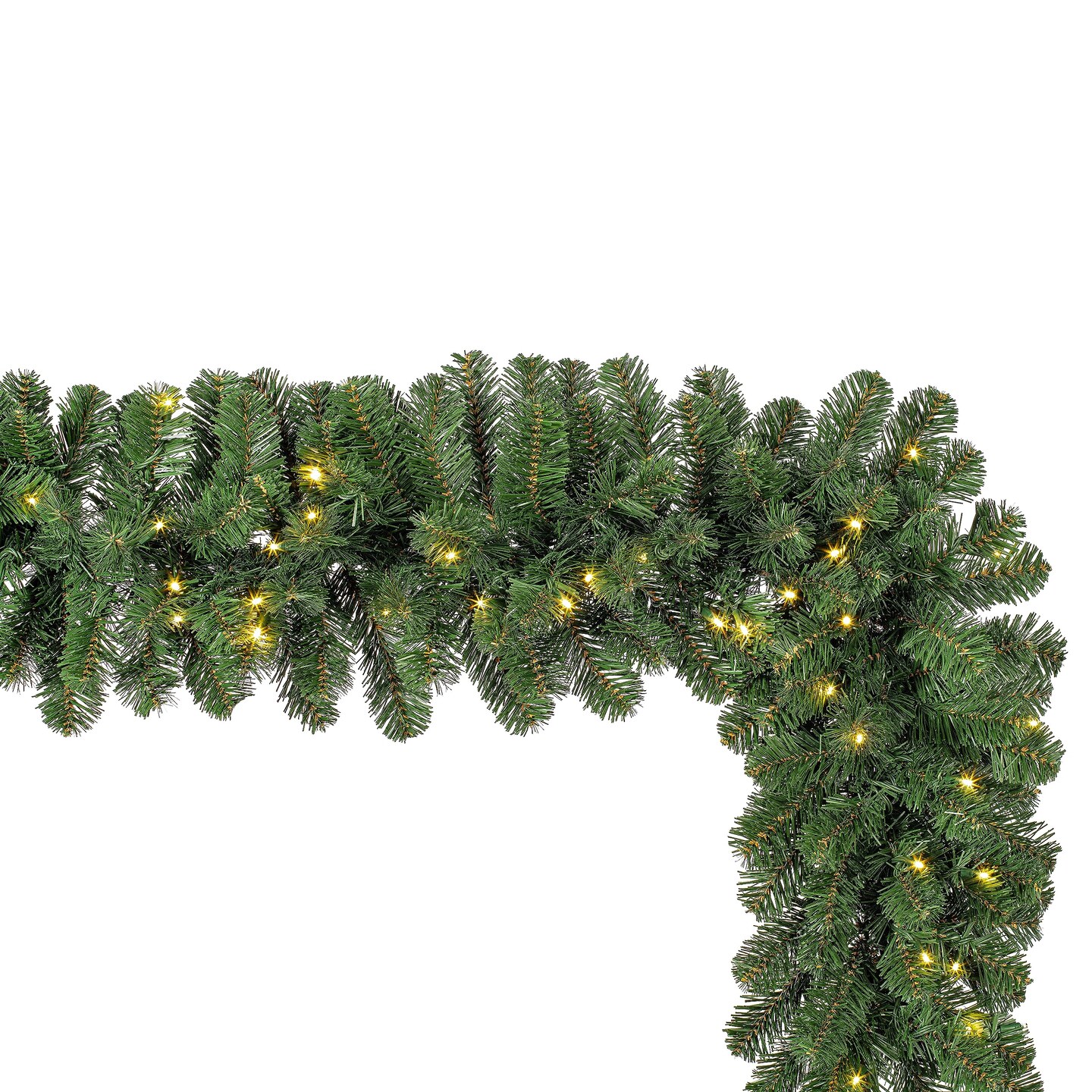 Vickerman 9' x 14" Oregon Fir Garl WA 100LED WmWht - C164712LED