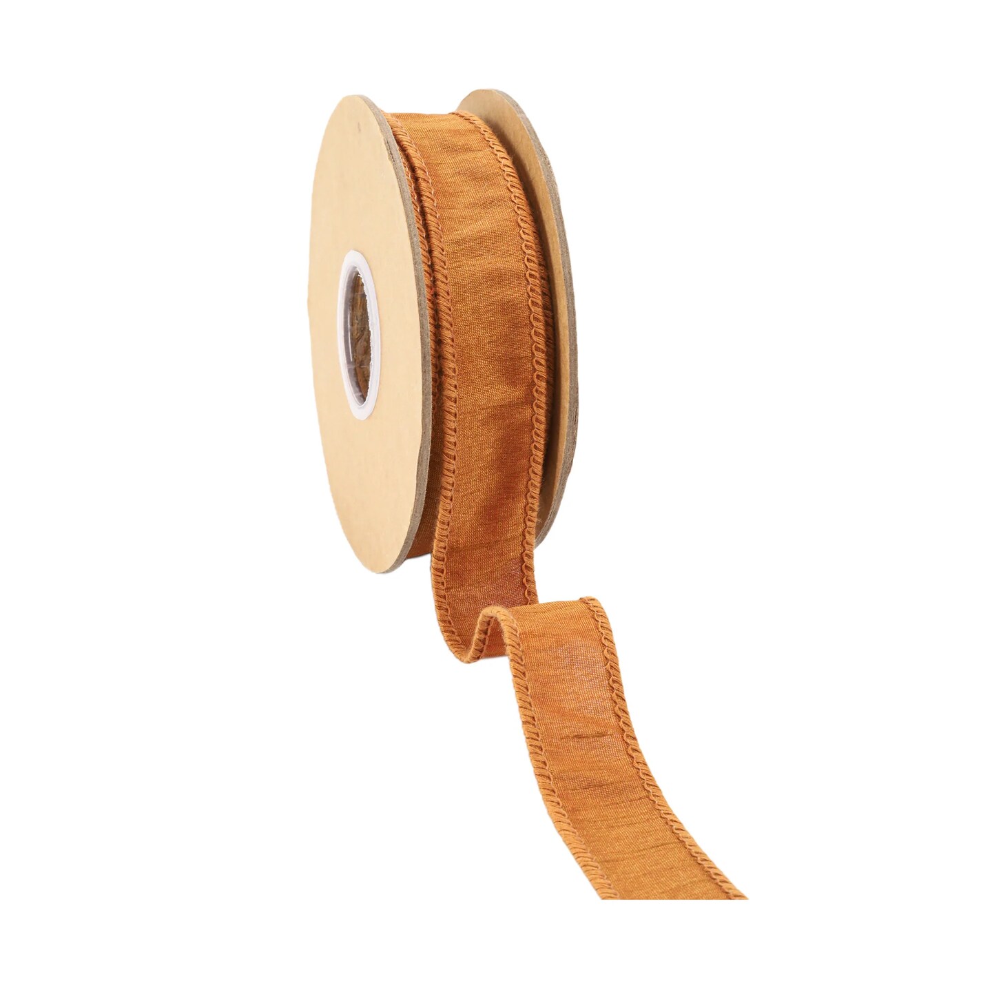 LaRibbons 1" - 4" Wired Dupioni Ribbon | 10 Yard Roll