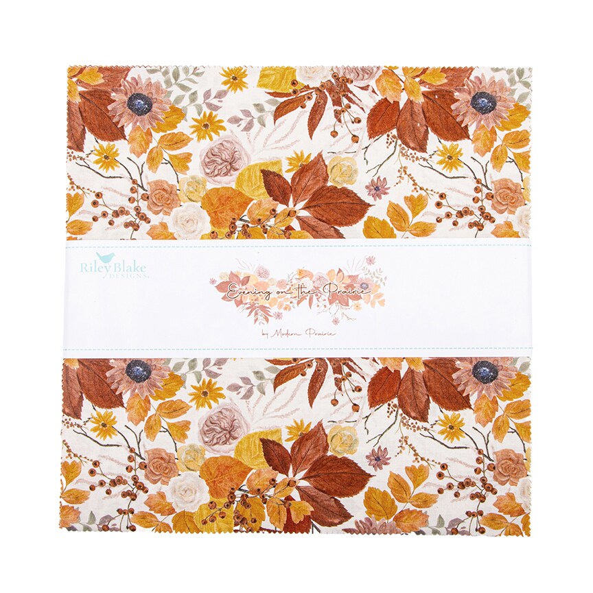 Evening on the Prairie 10&#x22; Square Pack (Layer Cake / 10&#x22; Stacker) by  for Riley Blake (10-16740-42)
