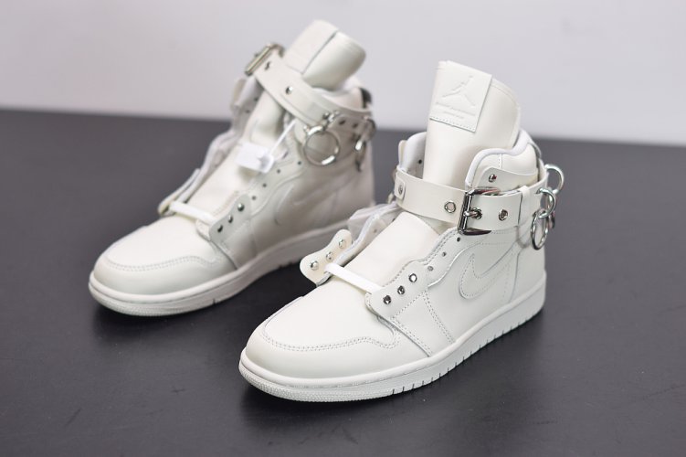 Nike Air Jordan 1 Retro High Comme des Garcons White | MakerPlace 