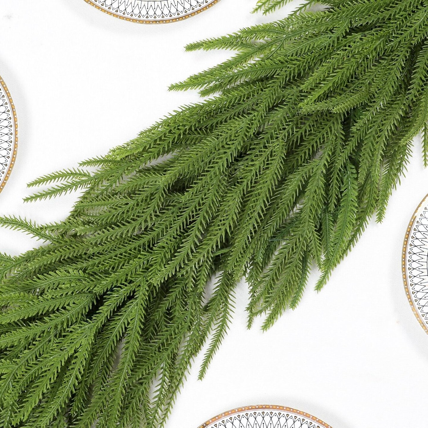 1 PCS 6 FT Christmas Norfolk Pine Garland (Green)