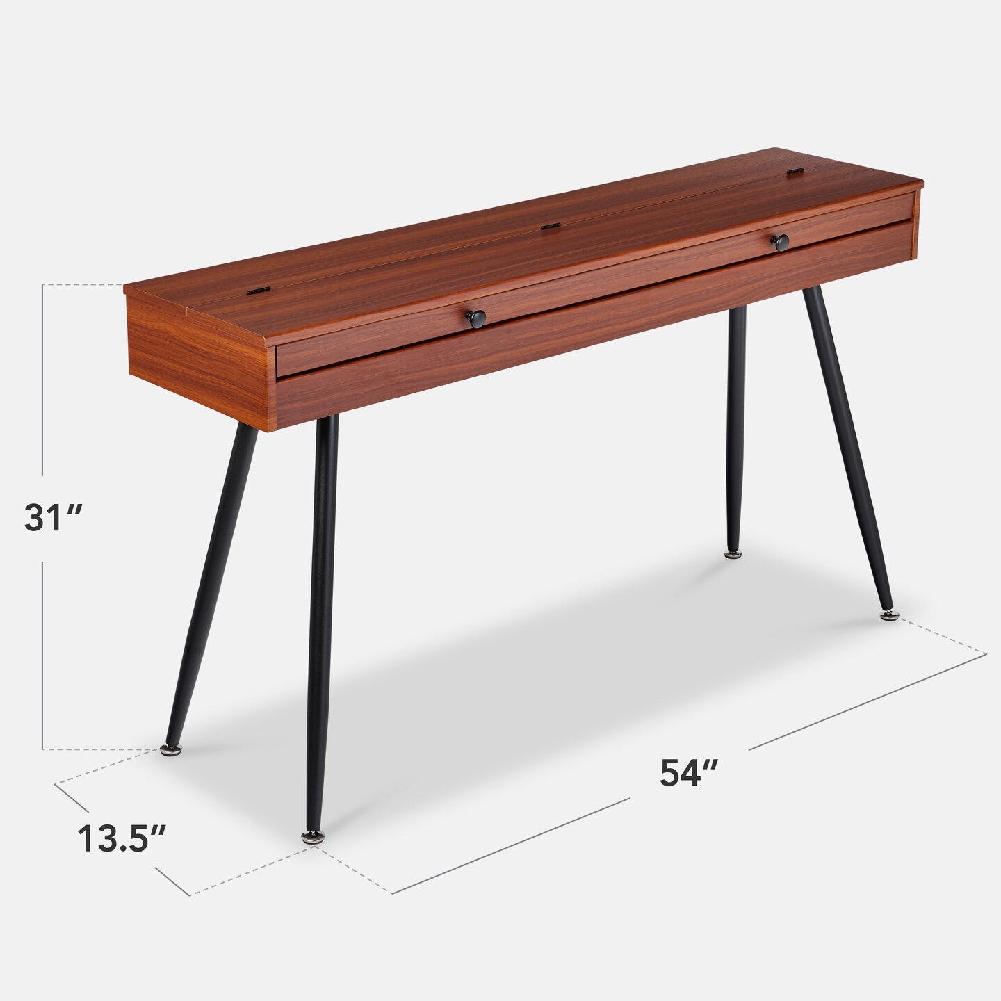 Best Choice Product Modern 88 Key Fully Weighted Desk Style Digital Piano w/ Metal Legs, 3 Sustain Pedal