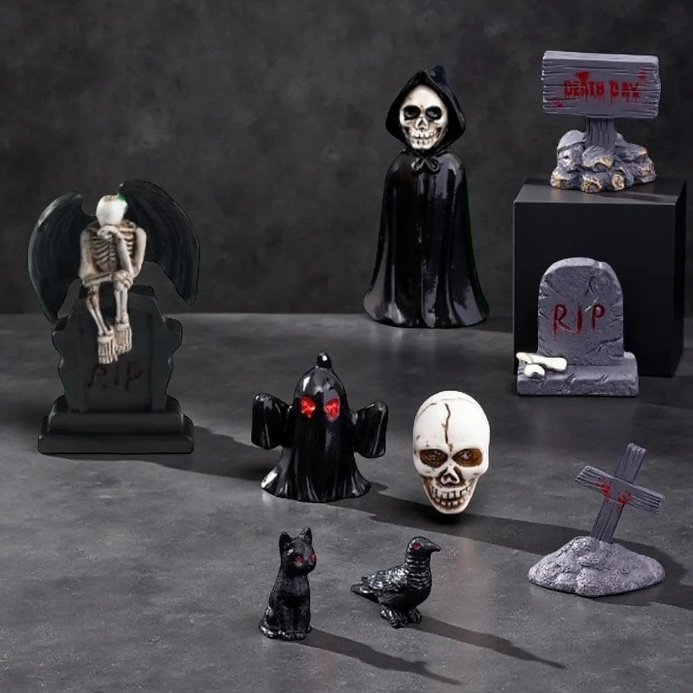 30 Pcs Halloween Miniature Figurines