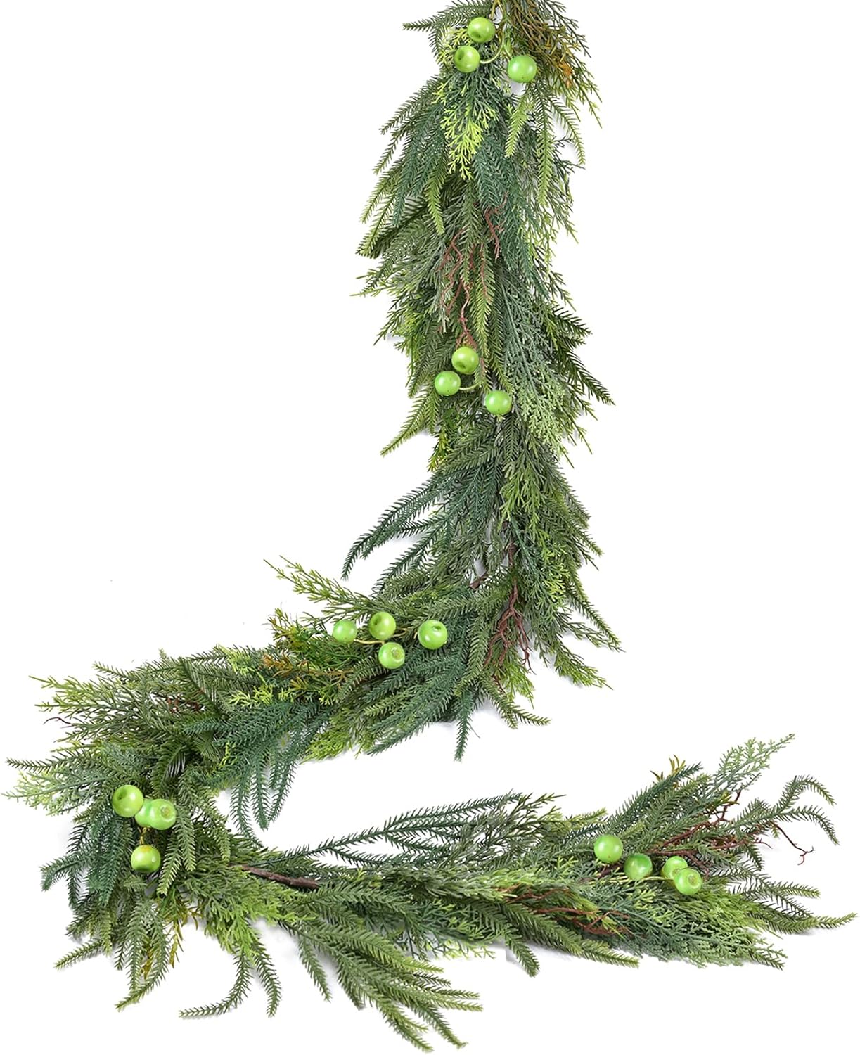 Christmas Norfolk Pine Garlands - 6FT