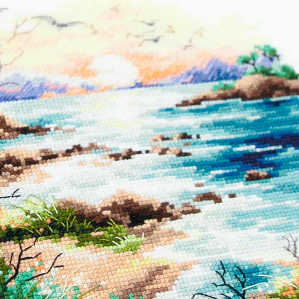Sea Sunset 70-16 Counted Cross-Stitch Kit