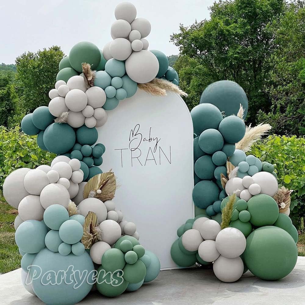 Dusty Blue Green Balloon Arch Kit (Blue Green)