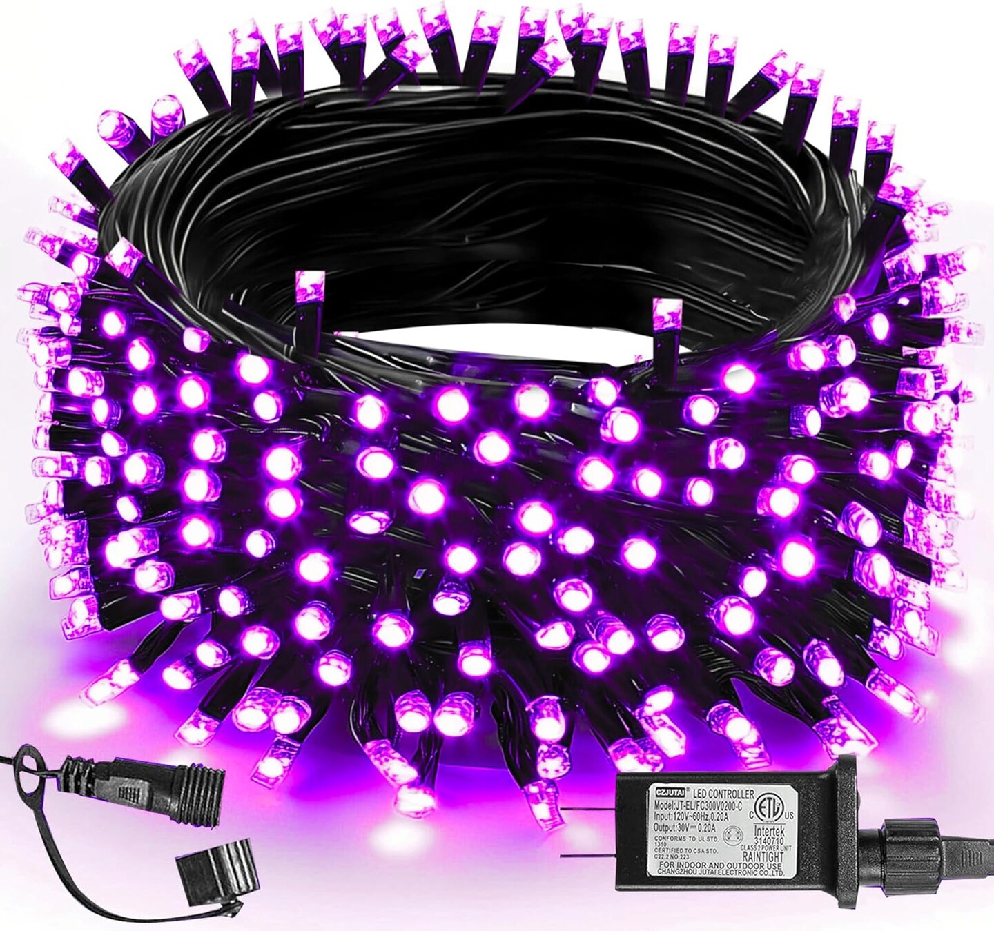 200 LED 66FT Outdoor Halloween Lights (&#x9;Purple)