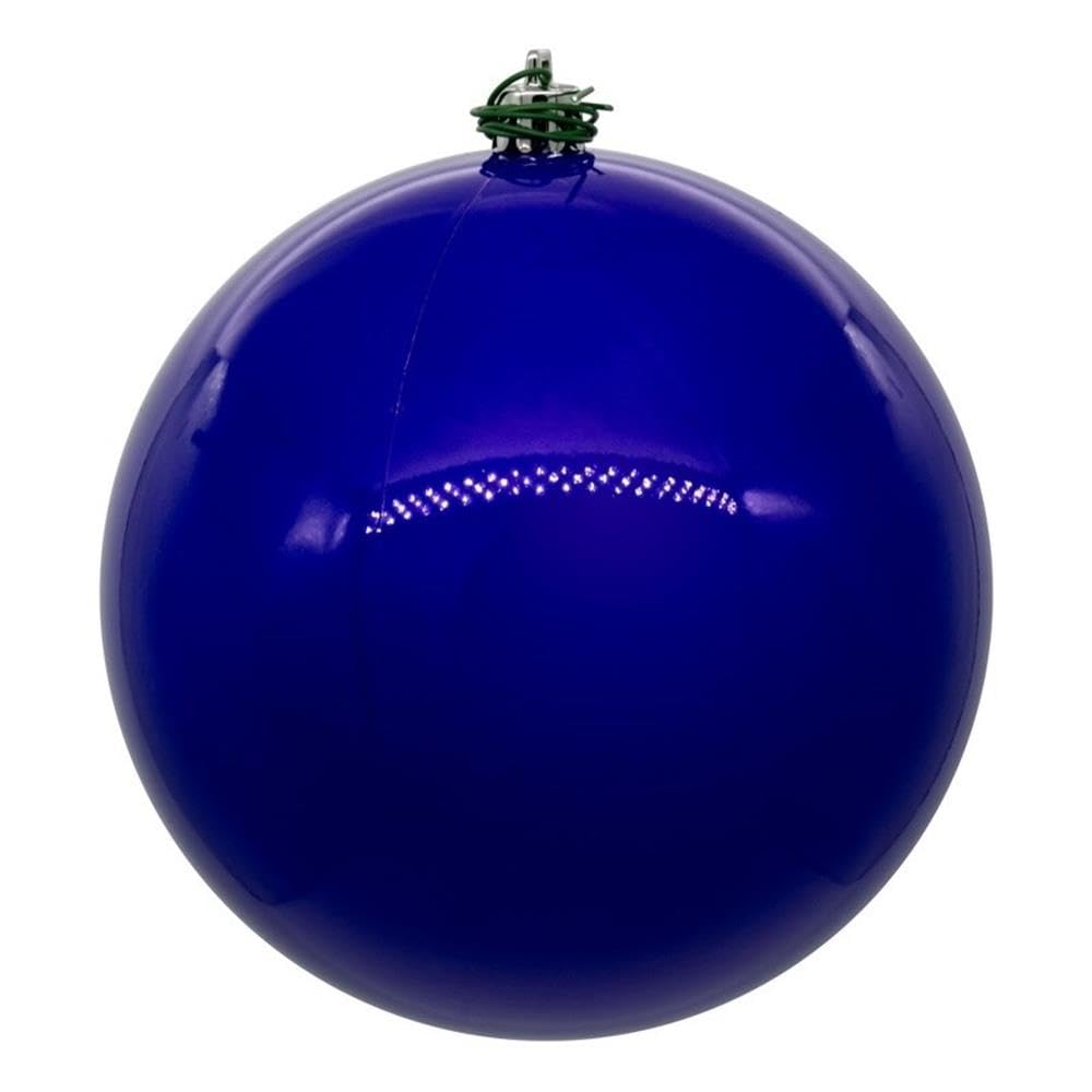 Vickerman 3" Purple Pearl UV Drilled Ball Ornament 12 per bag.