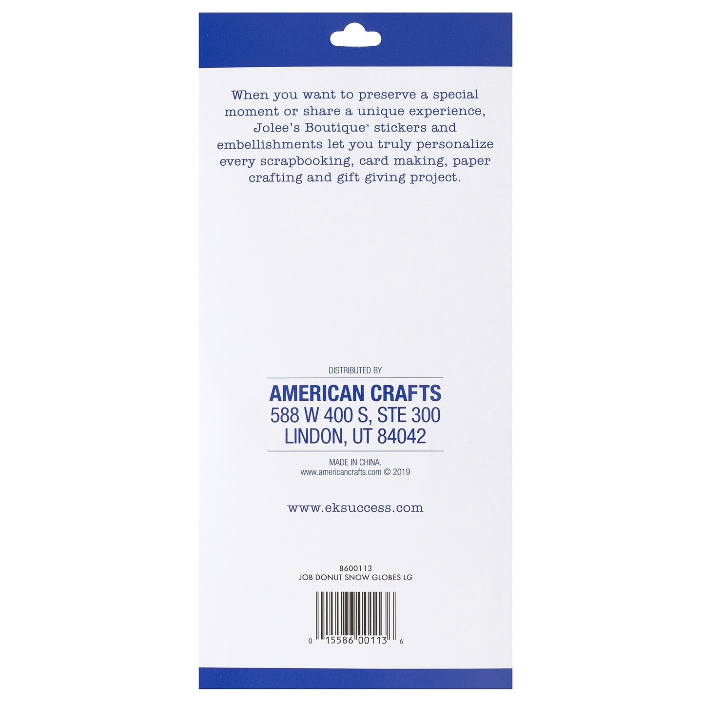 Jolee's Boutique Themed Embellishments-Donut Snow Globes