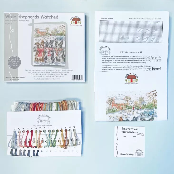 While Shepherds Watched XHD146 Counted Cross Stitch Kit