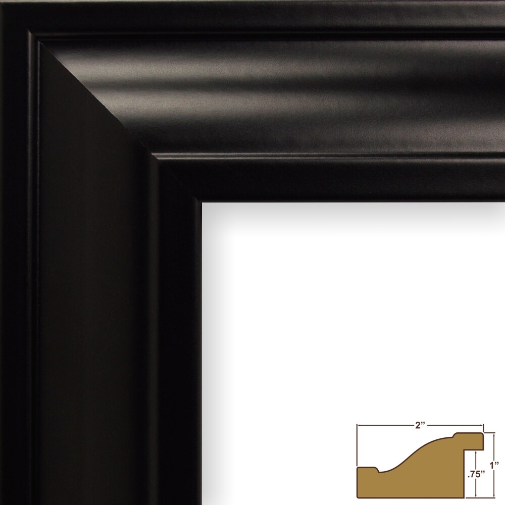 11x15 Picture Frame, Upscale 2 Inch MDF Moulding, Wall Display Frame for Art, Posters, or Photos by wallsthatspeak