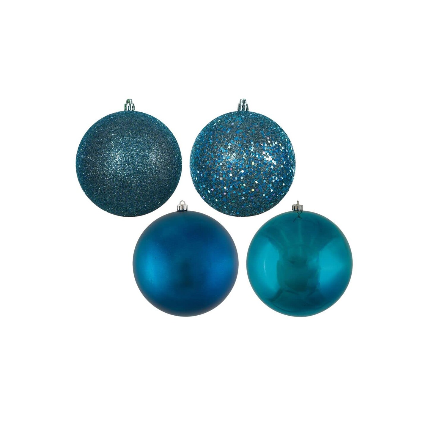 Vickerman 4&#x22; Sea Blue 4 Finish Ball Asst 12/Bx - N591062A