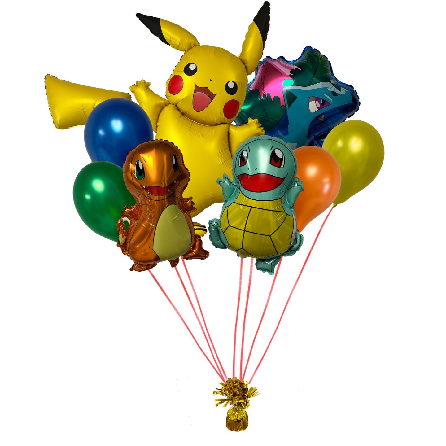 Pokemon 8 Piece Balloon Bouquet