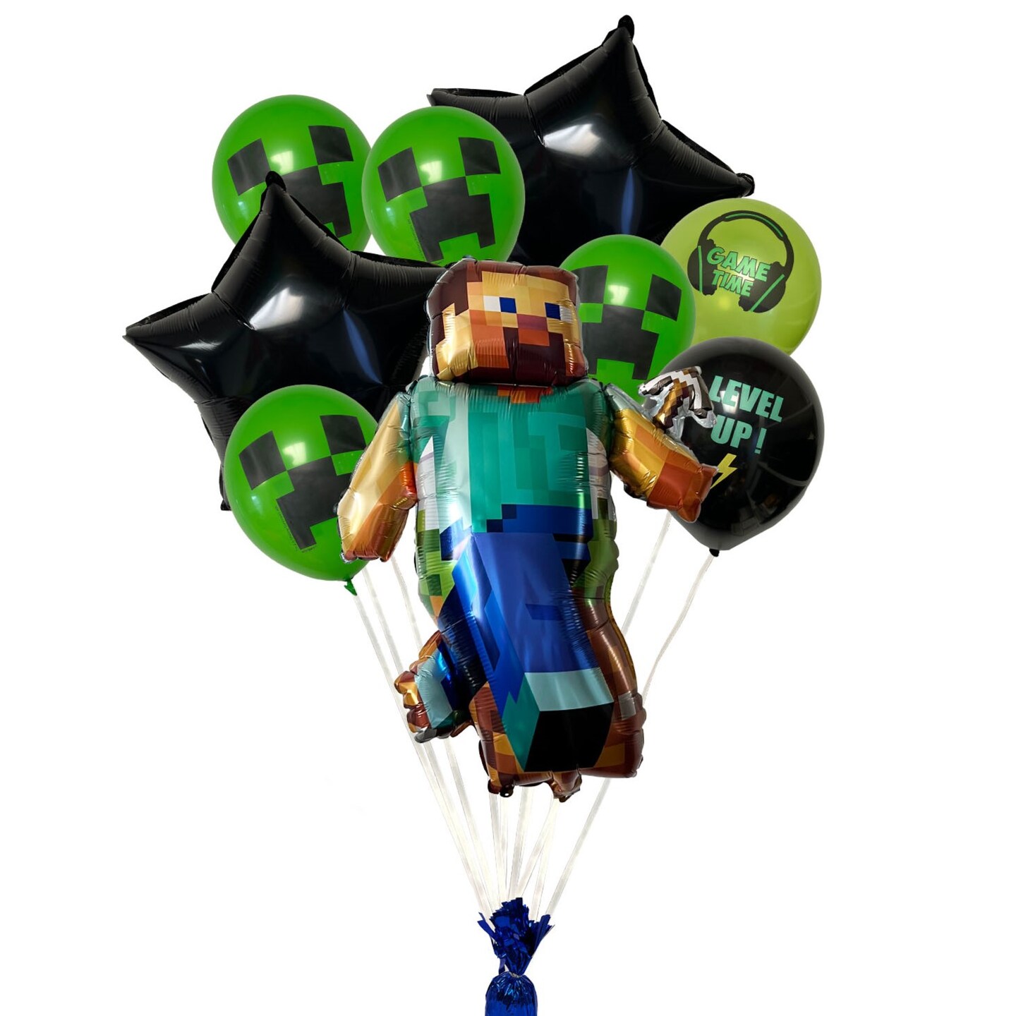 Minecraft 9 Piece Balloon Bouquet