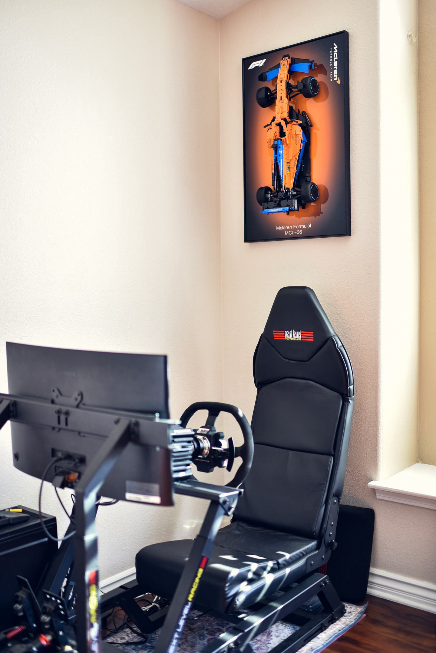 Aluminum Display Wall Frame for LEGO® Technic McLaren Formula 1