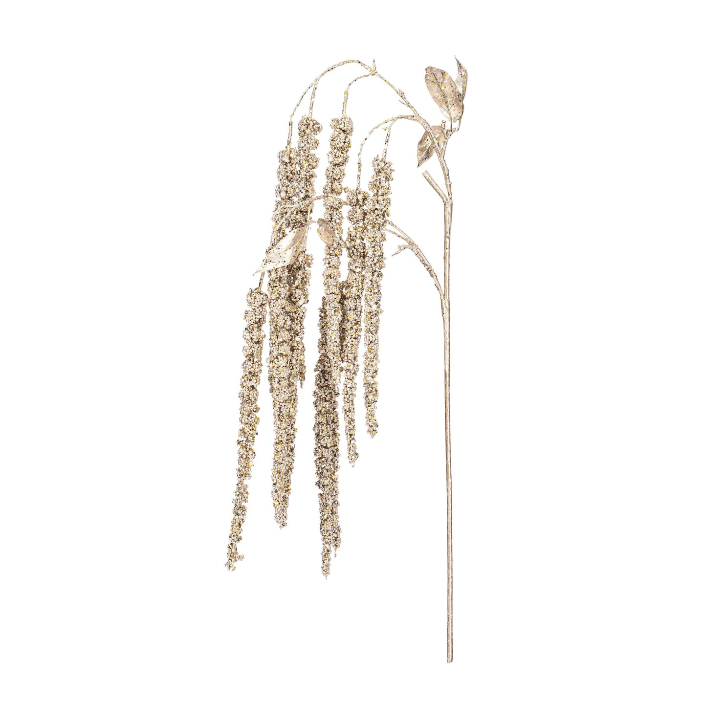 Vickerman 44" Artificial Champagne Amaranthus Spray 2 per Bag. Includes 2 sprays per pack.
