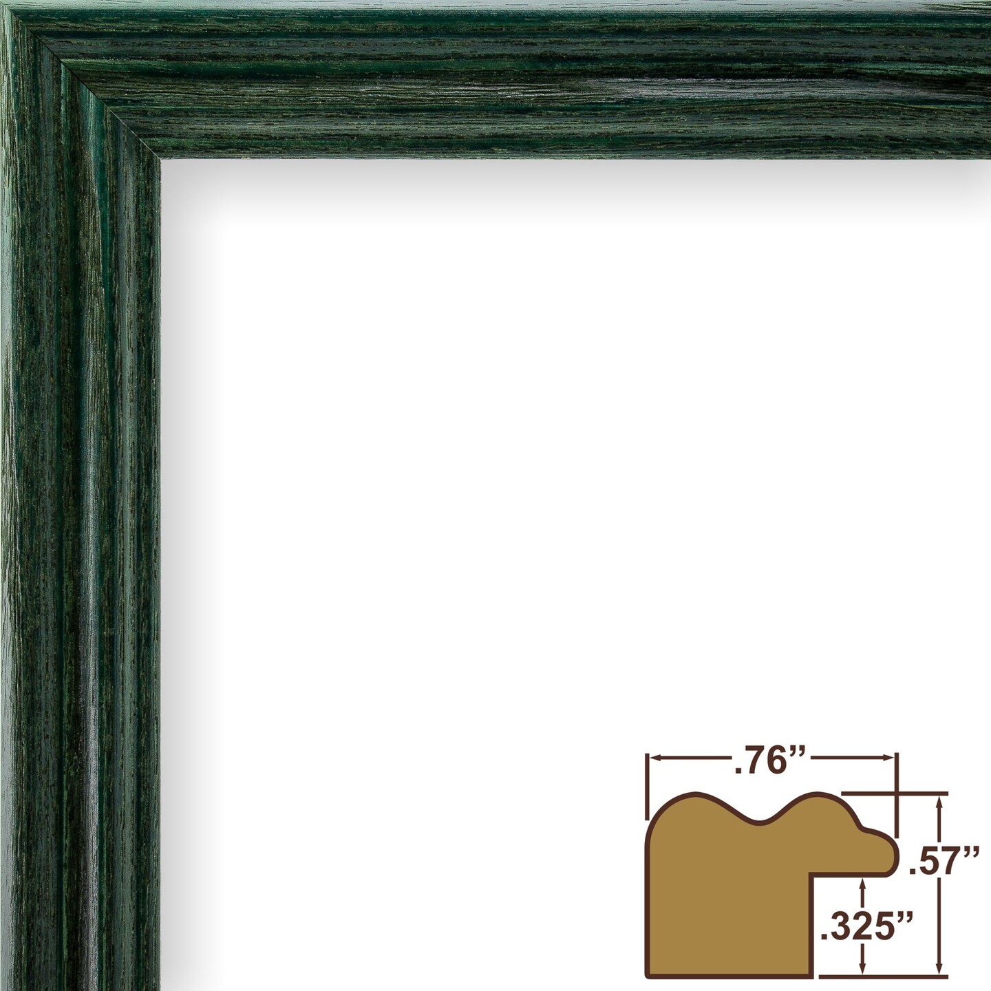 12x14 Picture Frame, Wiltshire 200 0.75 Inch Wood  Moulding, Wall Display Frame for Art, Posters, or Photos by wallsthatspeak