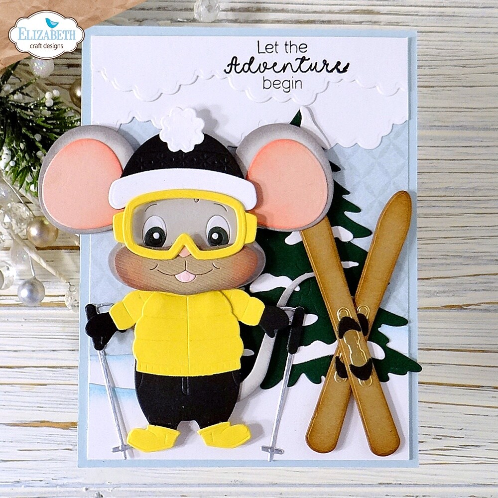 Elizabeth Craft Cute & Whimsical Die-Big Mouse Winter Accessories
