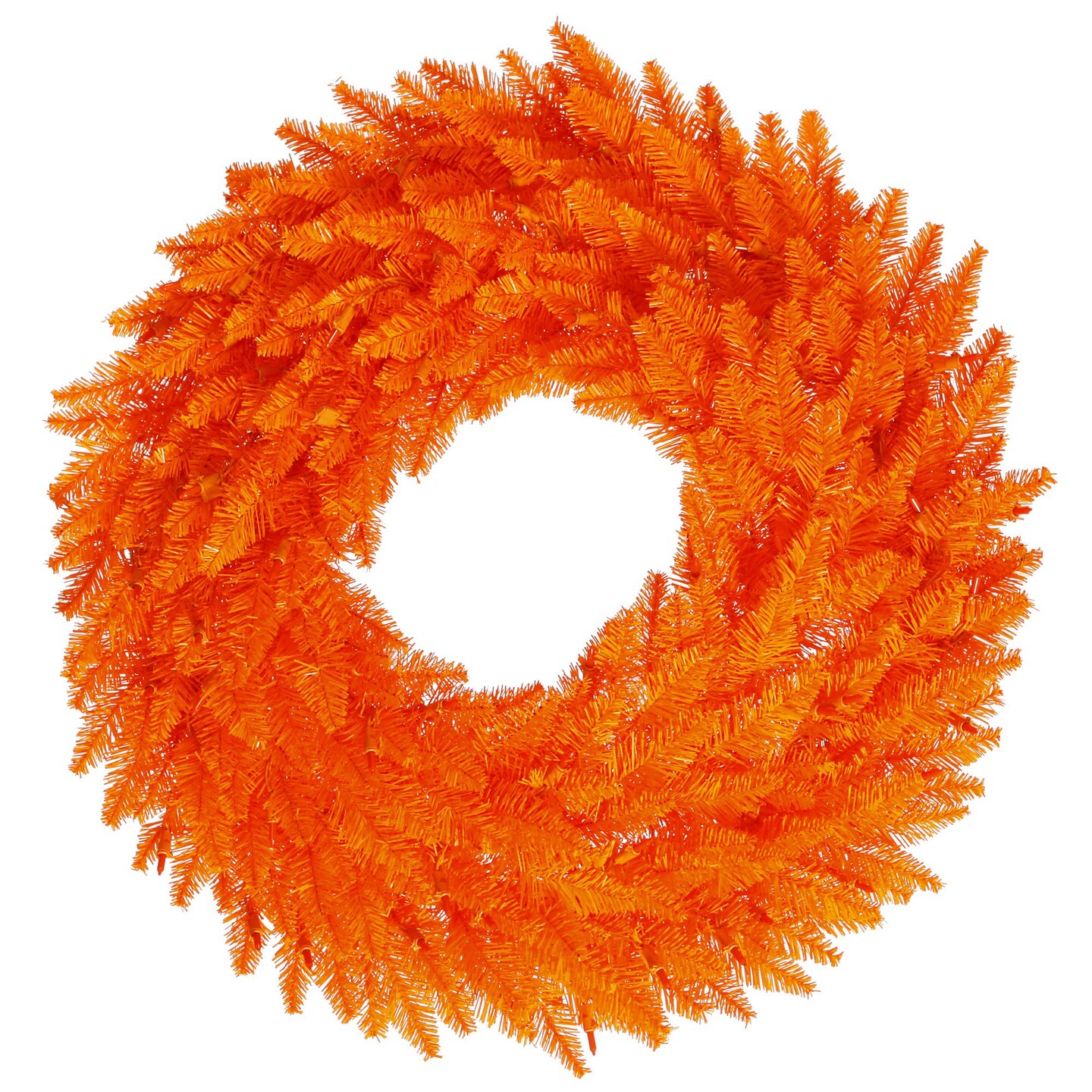 Vickerman 24&#x22; Orange Fir Wreath 210T - K162424