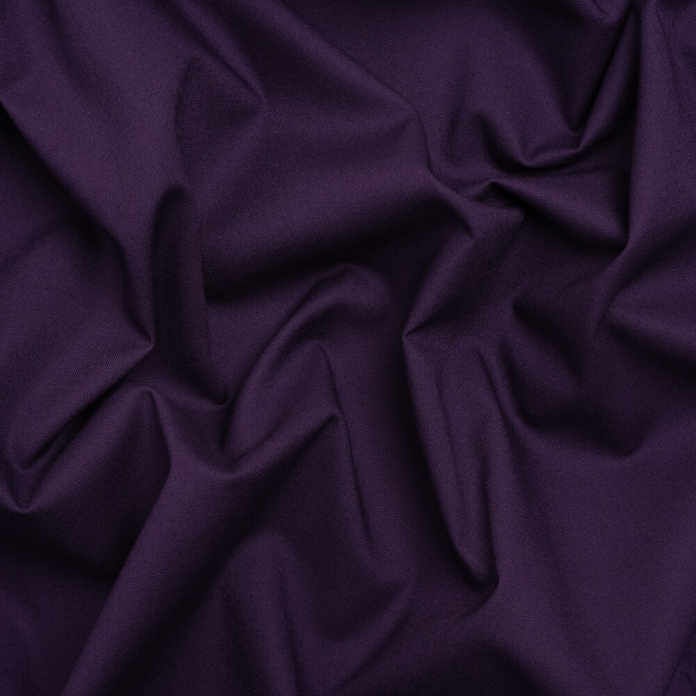 1 Yard Majestic Purple Solid Quilting Cotton Fabric - Smooth Soft Hand and Supple Drape
