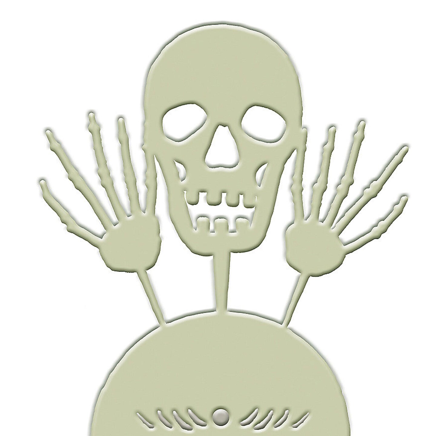 Grave Yard Set With Skull