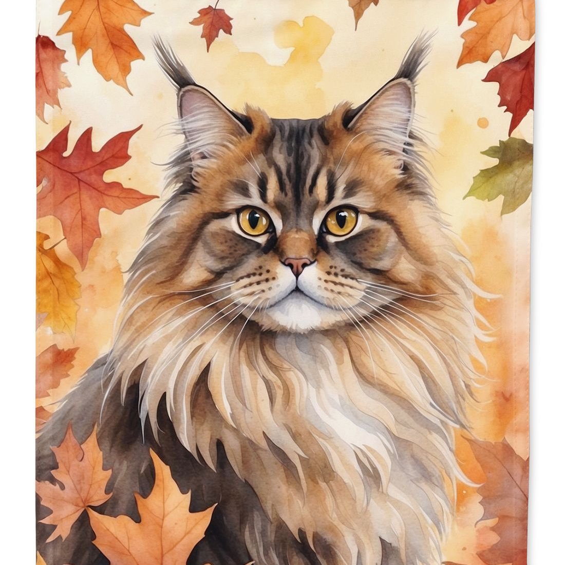 Edge Collections - 28" x 40" - Multicolor - British Longhair House Flag Large Decorative Sleeve Pole - 1 Piece