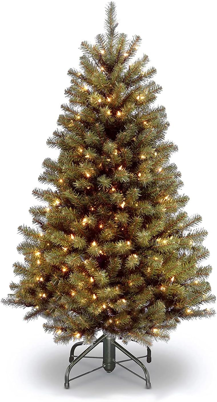 Pre-Lit Artificial Full Christmas Tree(Green)32"D x 32"W x 54"H