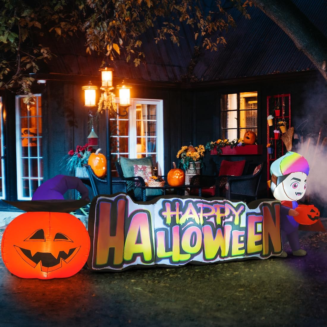 Happy Halloween Inflatables Outdoor Decorations