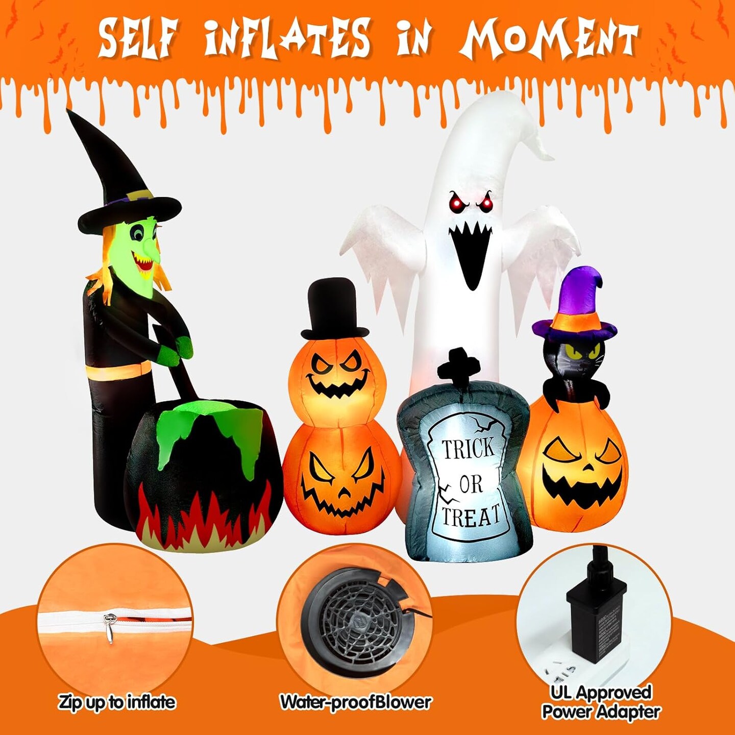 Halloween Inflatables Decorations Outdoor