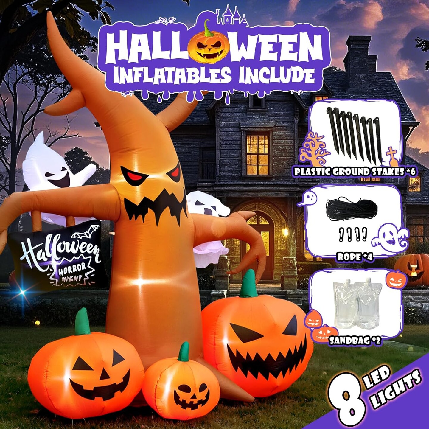 Halloween Inflatables Large Outdoor Decorations
