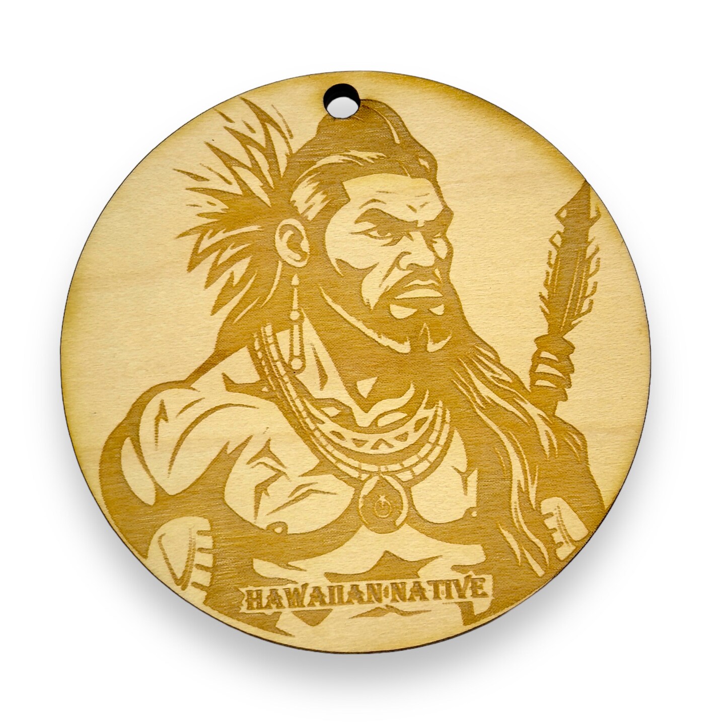 Ornament - Hawaiin Native Raw Wood Ornament - Hawaiin Native Raw Wood