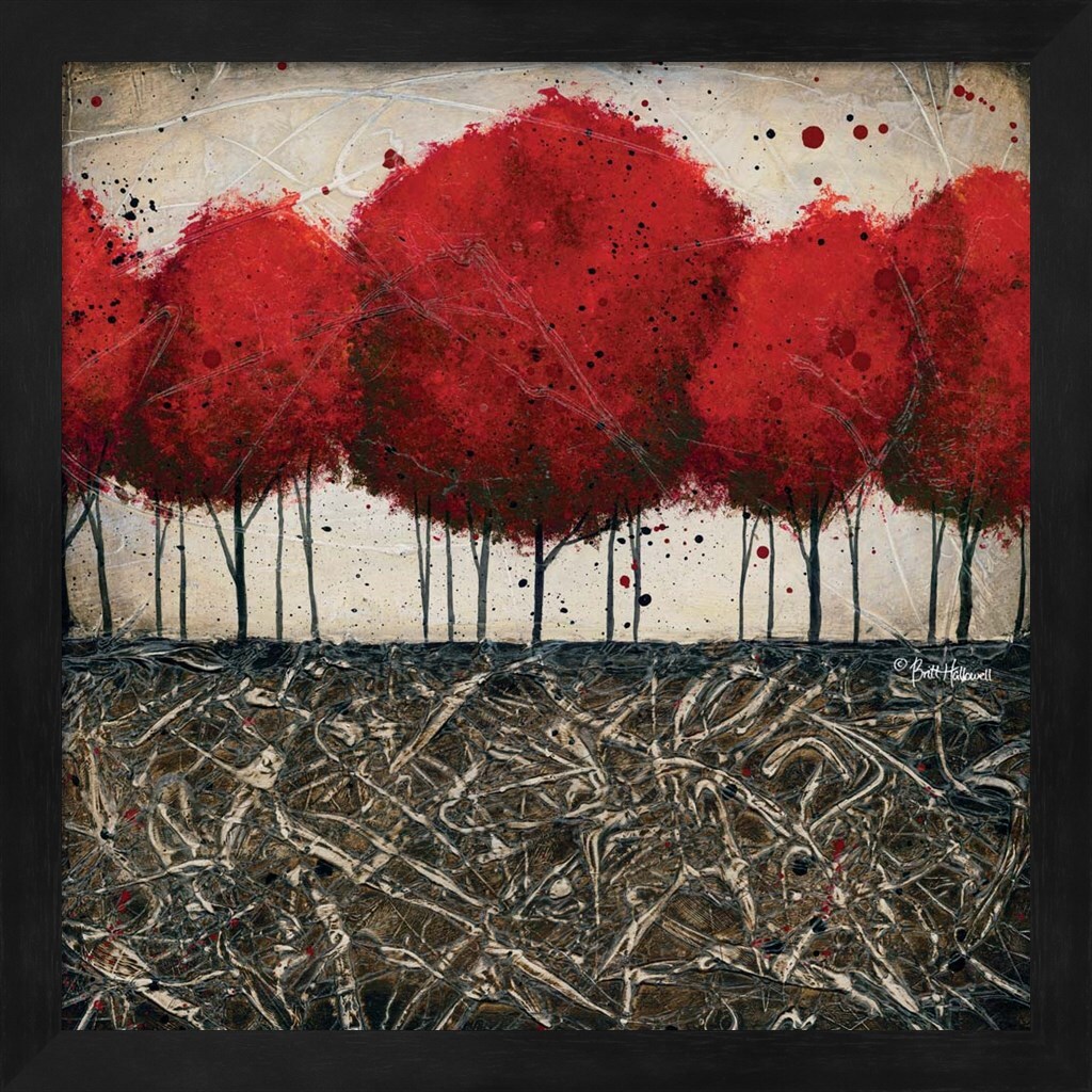 Roots Run Deep I by Britt Hallowell 13" x 13" Framed Wall Art