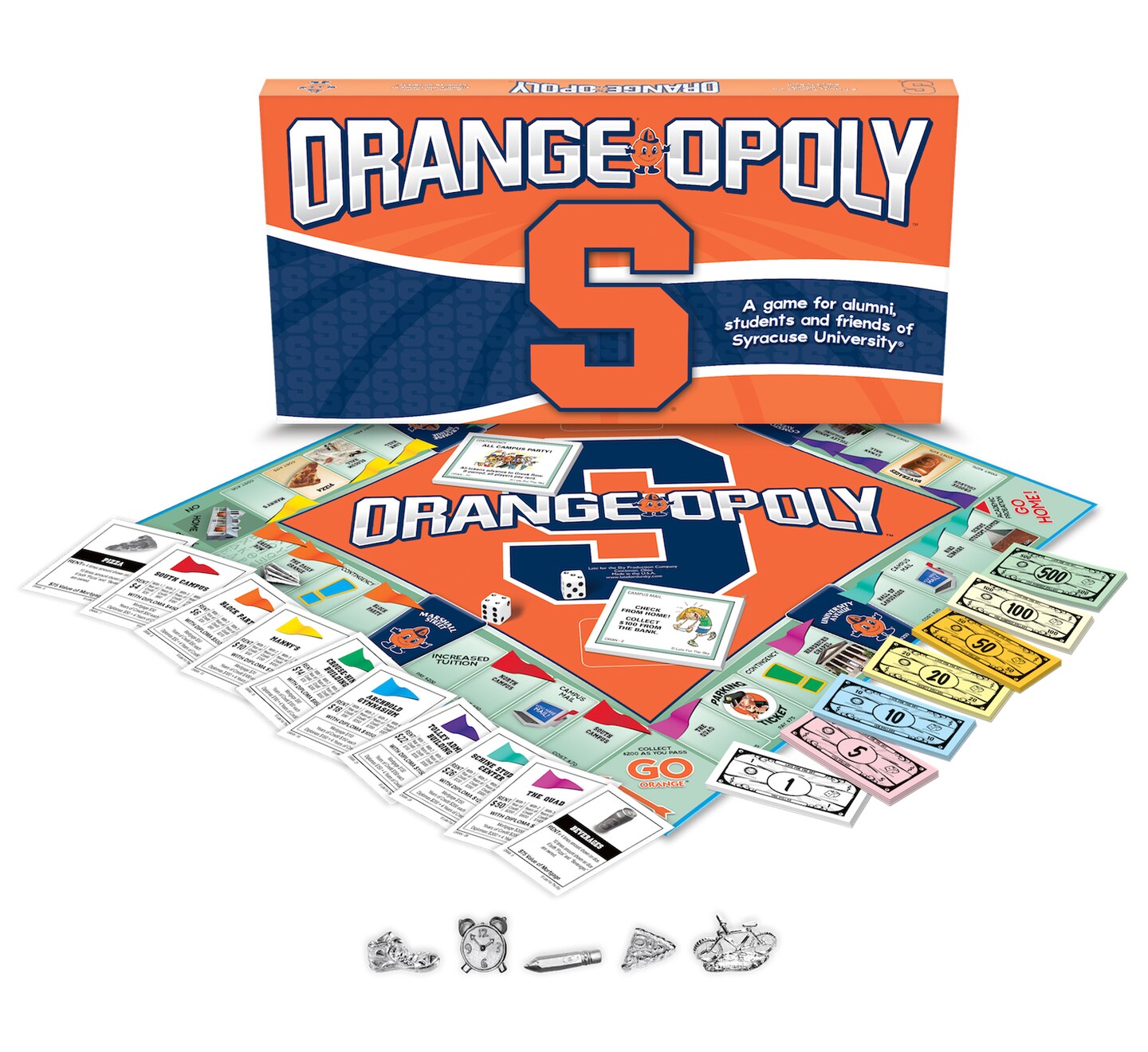Late For the Sky: Syracuse University Orange-Opoly Monopoly Board Game