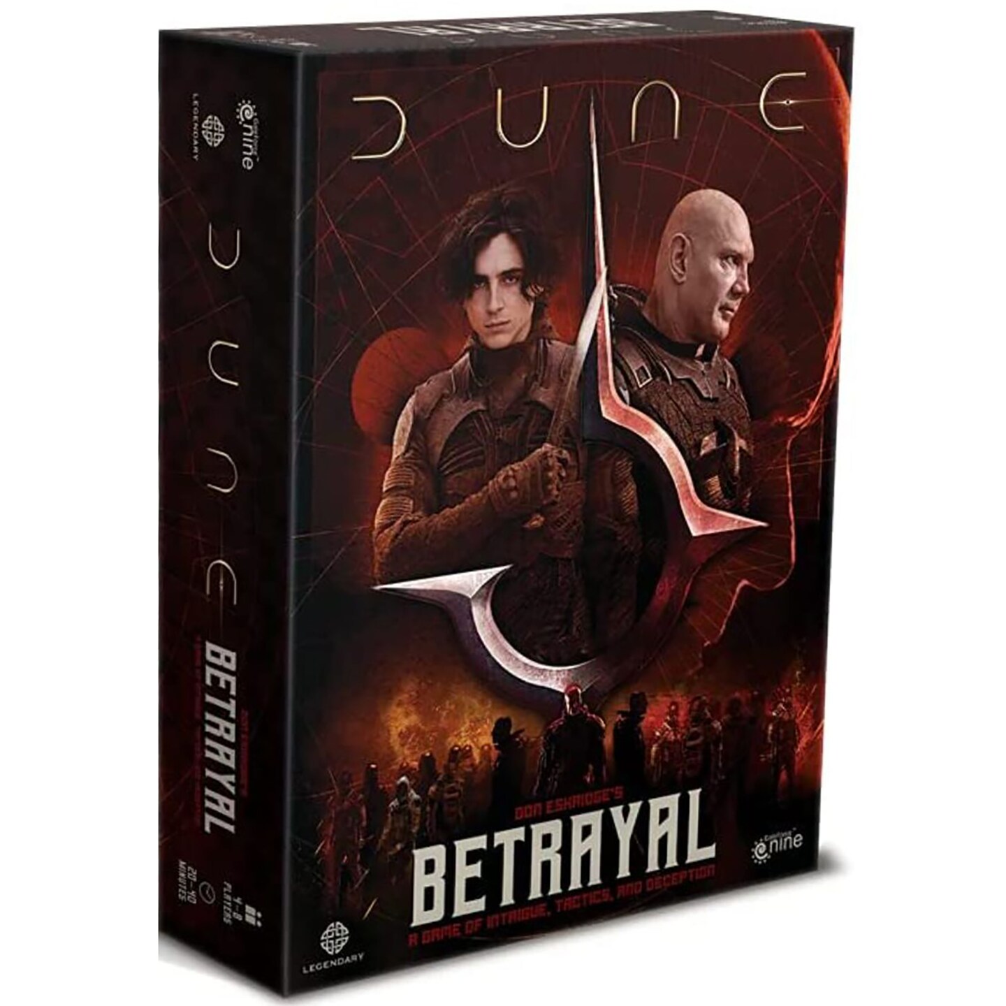 Dune: Betrayal - Board Game, Gale Force Nine, Ages 14+, 4-8 Players, 28-48 Min