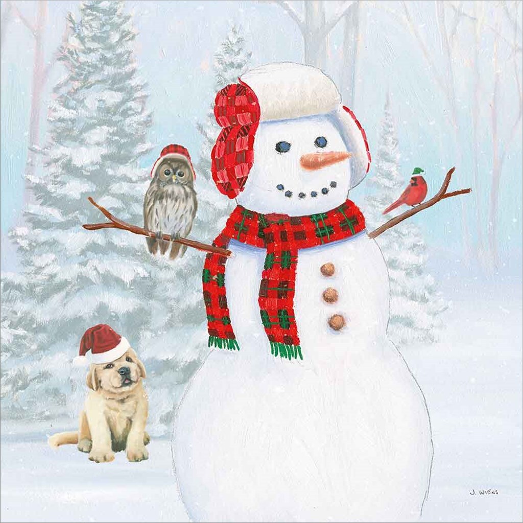 Dressed for Christmas II Crop by James Wiens 12&#x22; x 12&#x22; Canvas Wall Art
