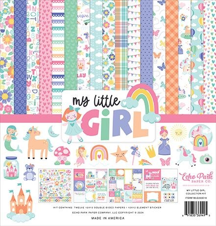  Echo Park My Little Girl Collection Kit