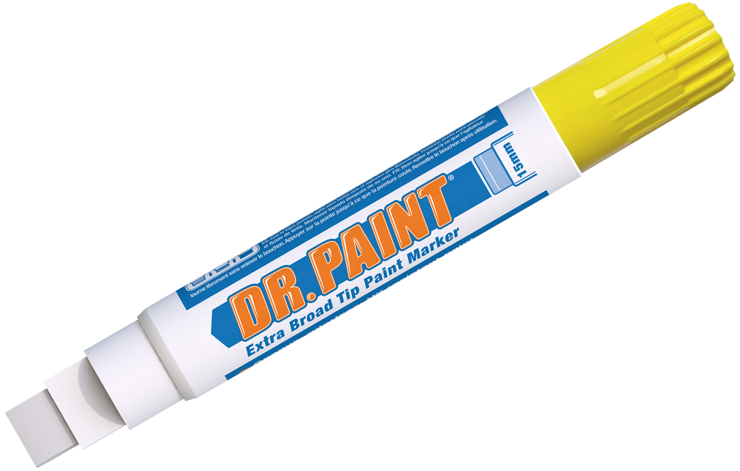 U-Mark DR. PAINT&#xAE; Extra Broad Tip Paint Marker - Yellow