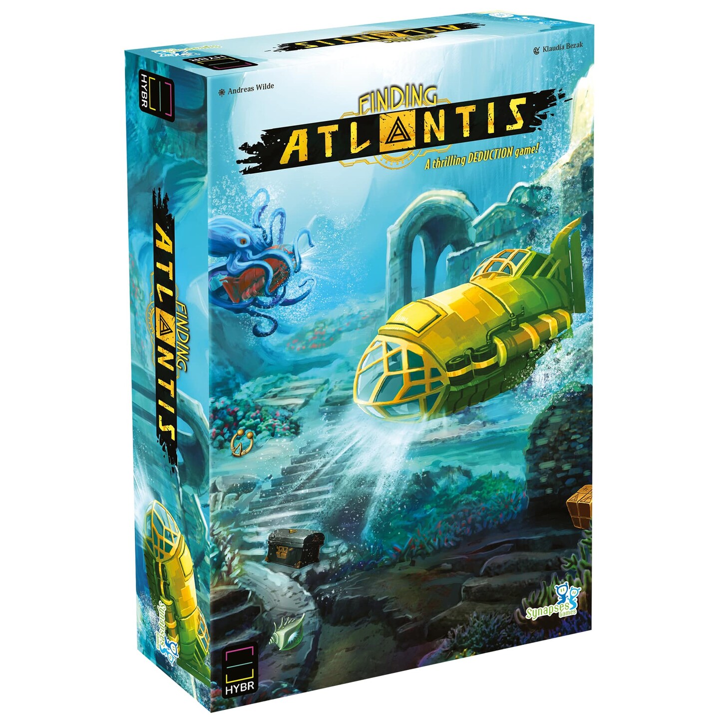 Finding Atlantis - Exploration &#x26; Deduction Game, Race to Discover the Lost City, Ages 14+