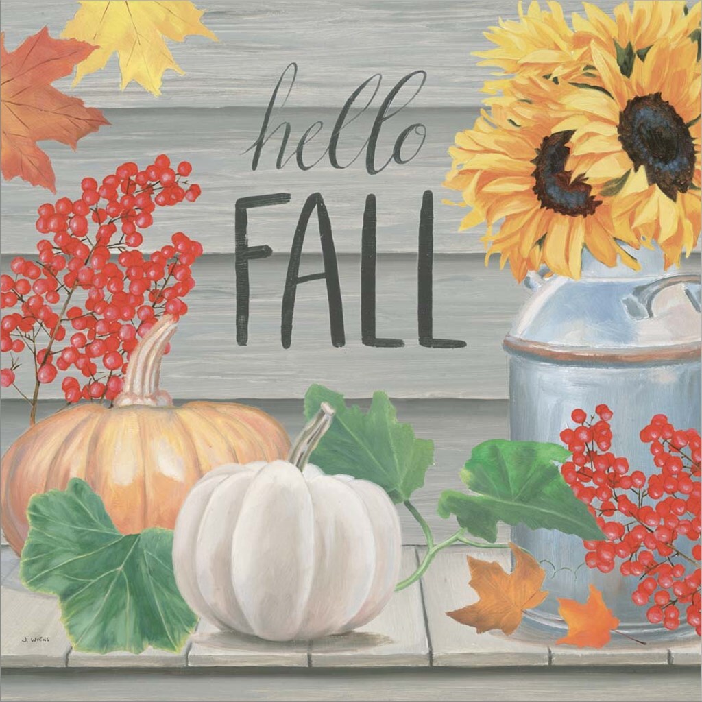 Fall at the Farm V by James Wiens 12&#x22; x 12&#x22; Canvas Wall Art