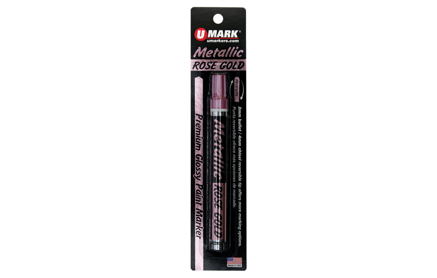 U-Mark Premium Metallic Paint Marker - Rose Gold