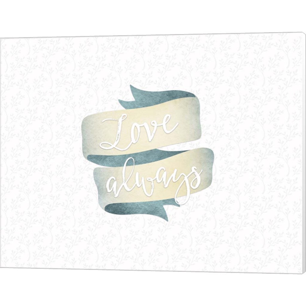 Love Always Banner by Tara Moss 20&#x22; x 16&#x22; Canvas Wall Art